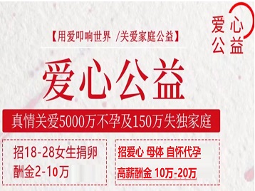 大冶捐卵助孕生子 爱心志愿者招募